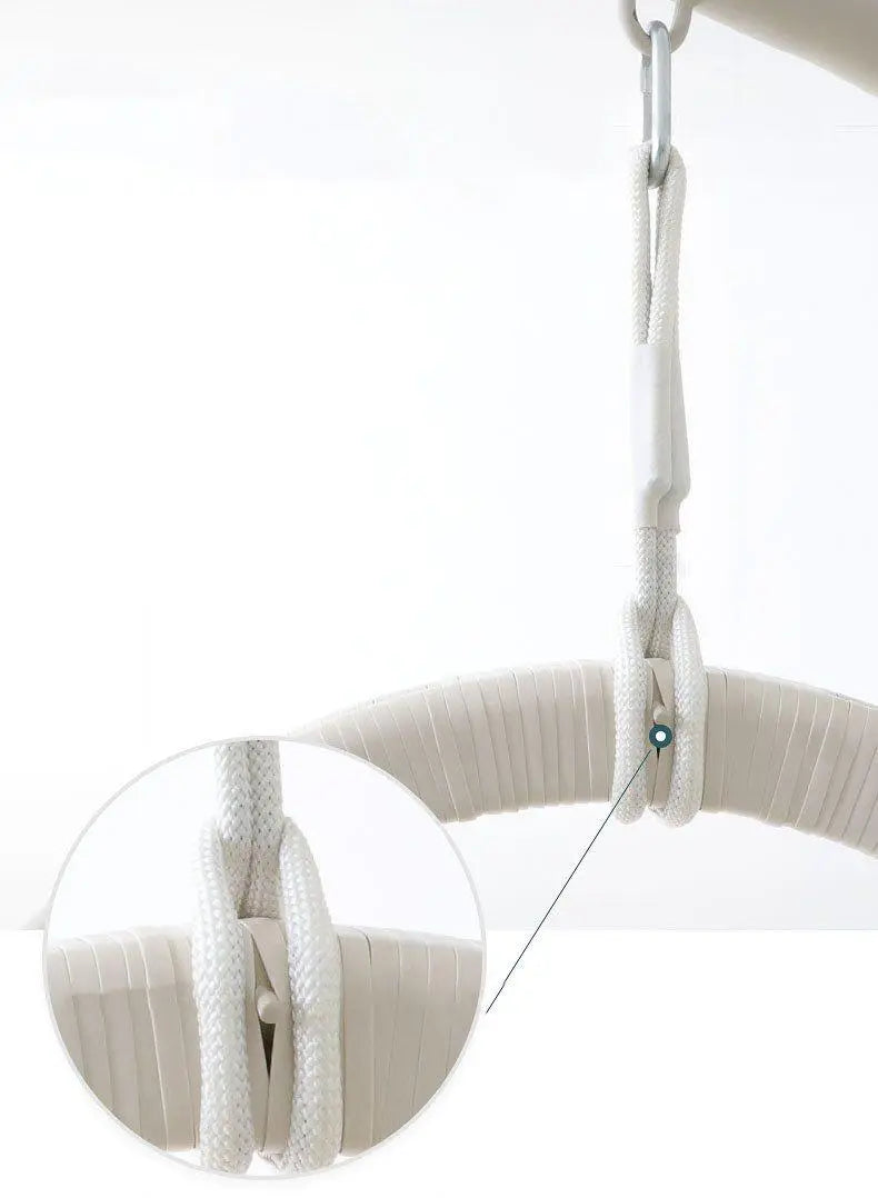 SU1240 Hammock Swing Chair, Indoor/ Outdoor Furniture, White Rattan Luxepalace.co.uk