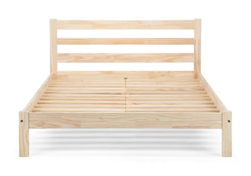 Sami 135cm Double Bed - Unfinished Pine Luxepalace