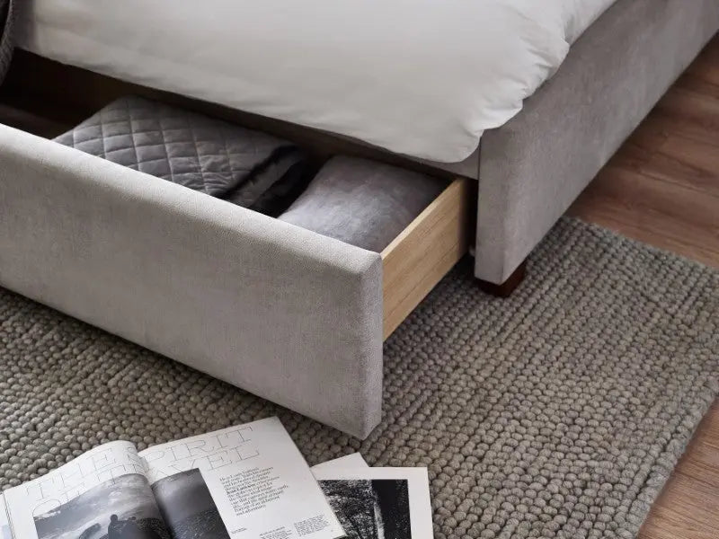 Savannah King Bed 150Cm - Grey Luxepalace