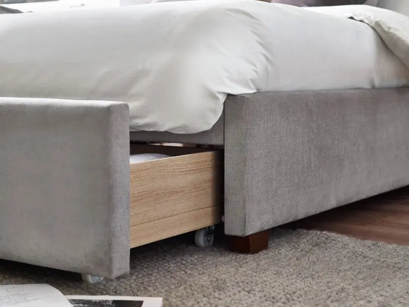 Savannah King Bed 150Cm - Grey Luxepalace