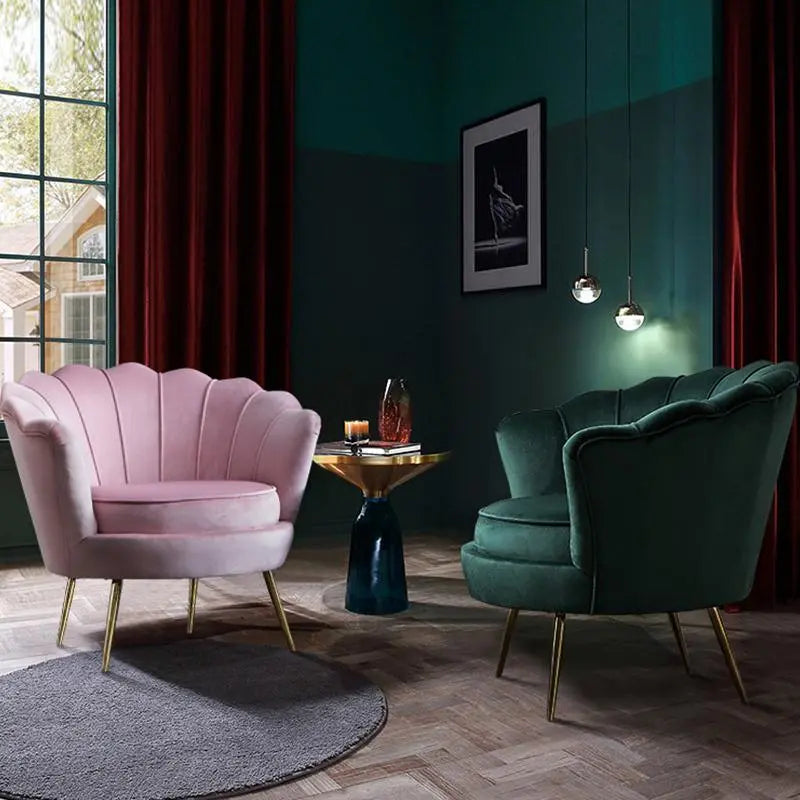 Shell Armchair, Velvet Luxepalace.co.uk