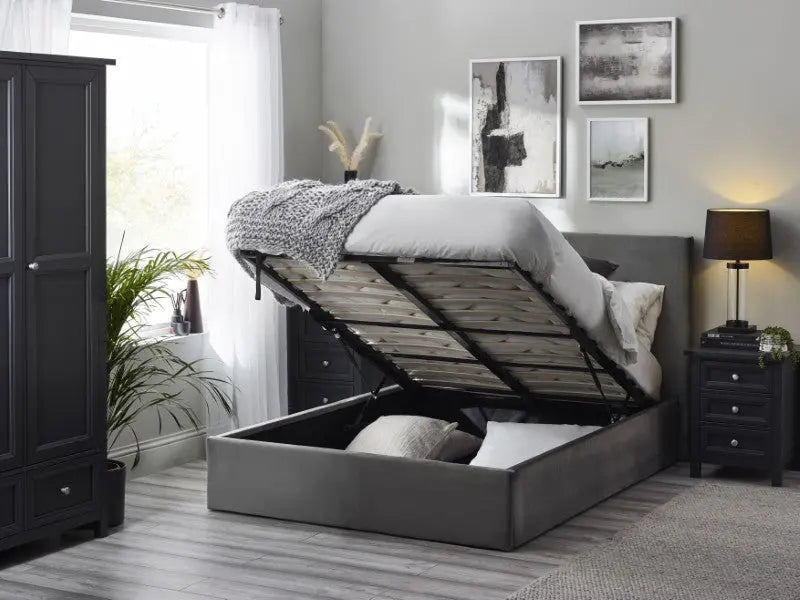 Shoreditch Ottoman Storage 135cm Double Bed Luxepalace