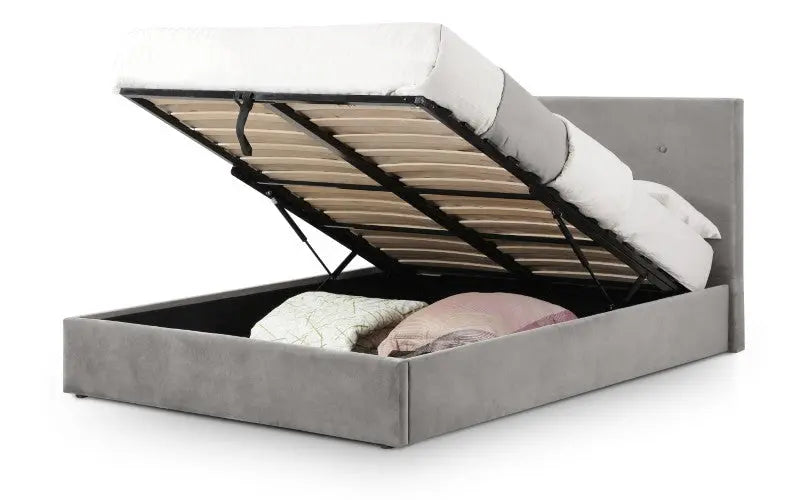 Shoreditch Ottoman Storage 150cm King Bed Luxepalace