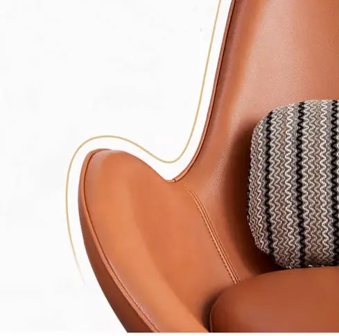 Snail Armchair, Brown Leather Luxepalace.co.uk