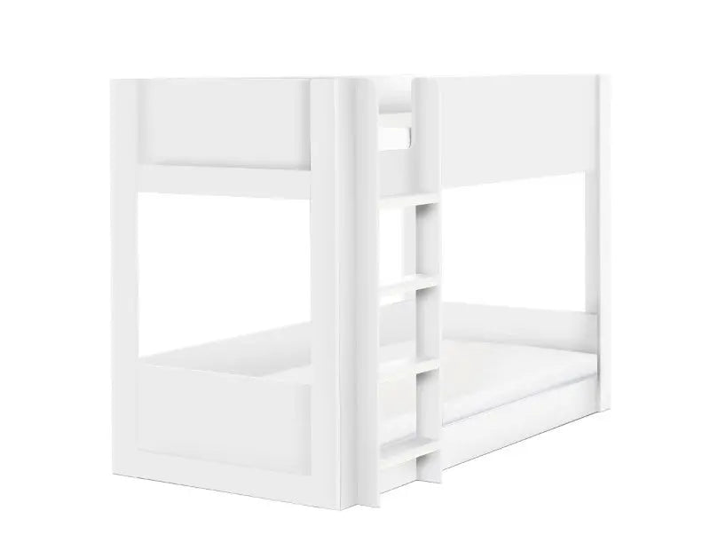 Solomon Bunk Bed - All White Luxepalace