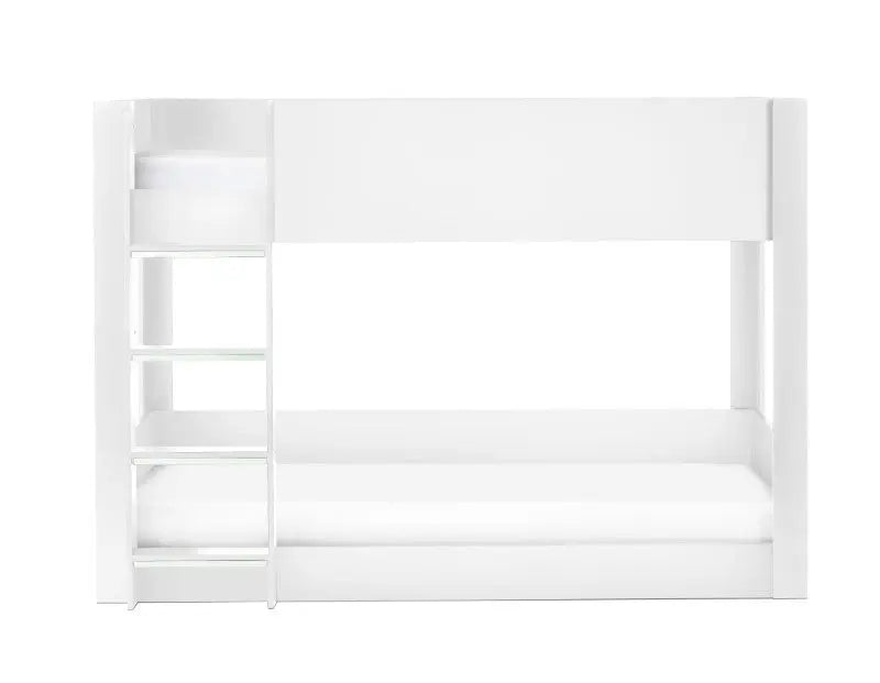Solomon Bunk Bed - All White Luxepalace