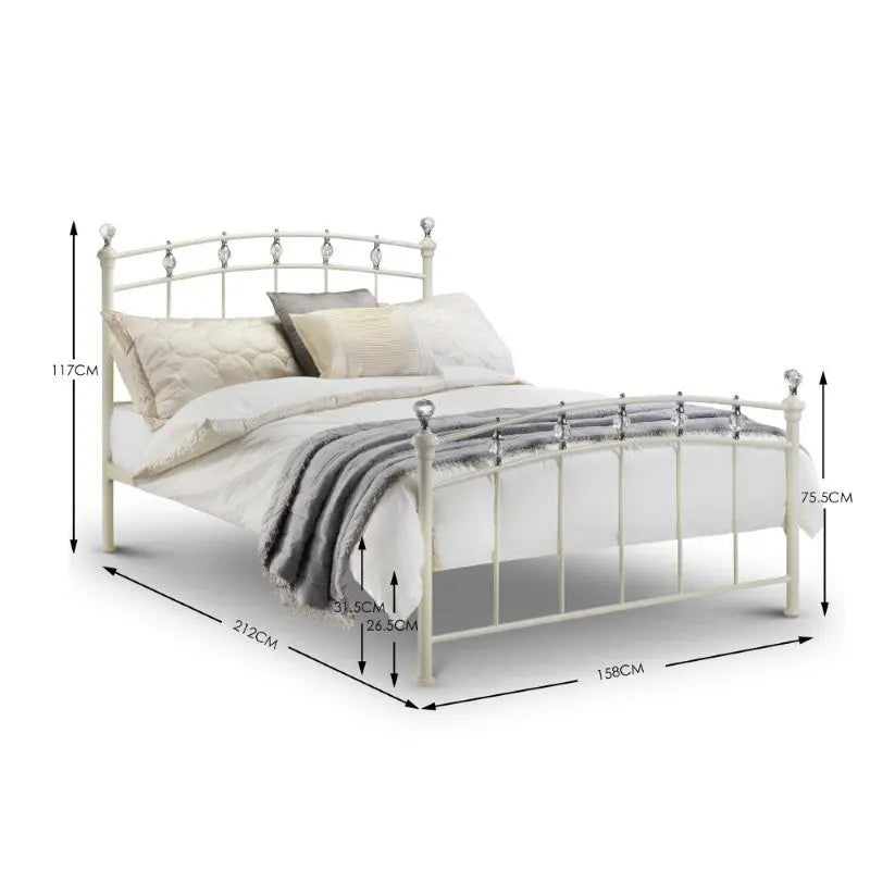 Sophie 150cm King Bed Luxepalace