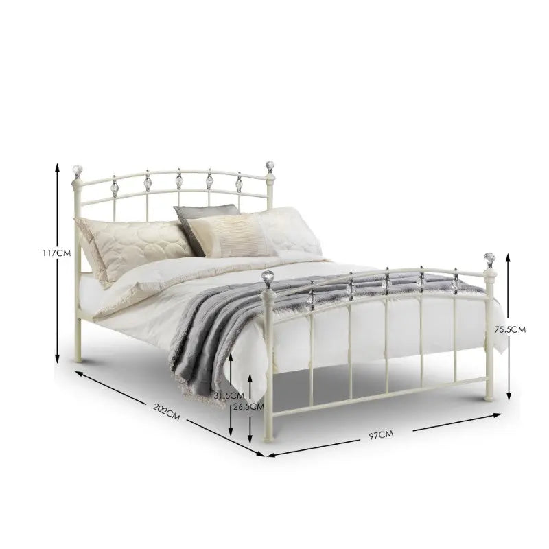 Sophie 90cm Single Bed Luxepalace