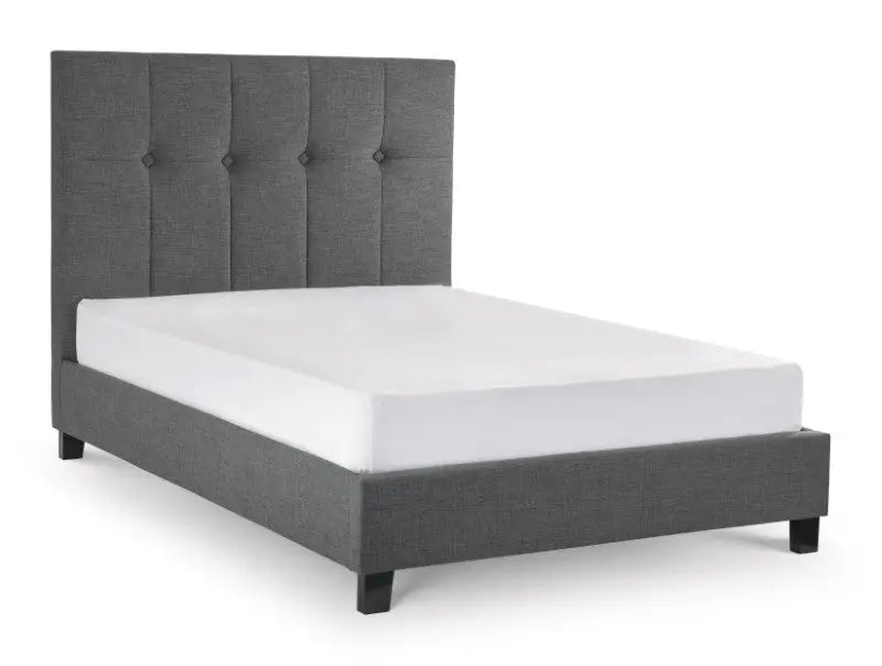 Sorrento 135cm Double Bed - Slate Linen Luxepalace
