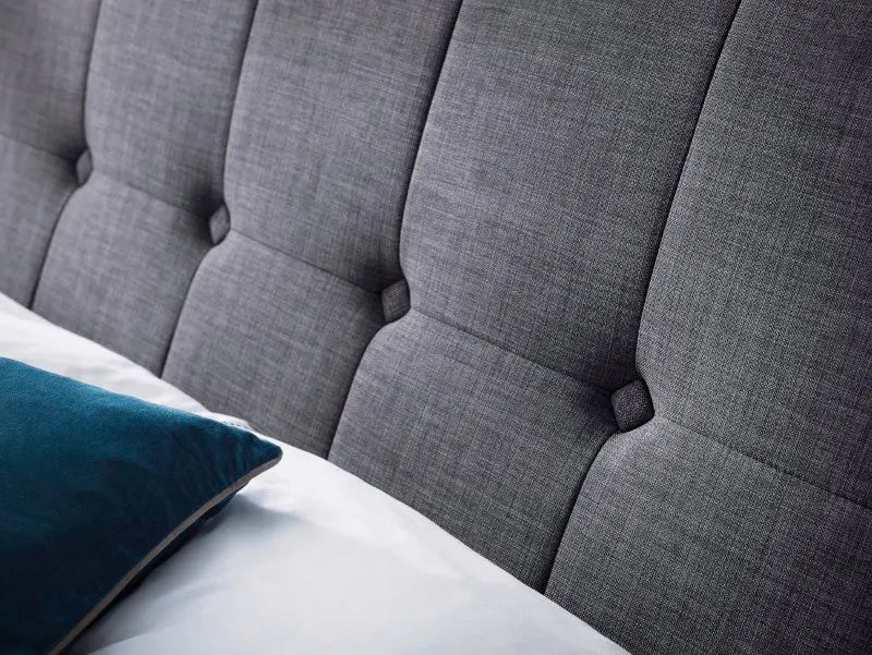 Sorrento 135cm Double Bed - Slate Linen Luxepalace