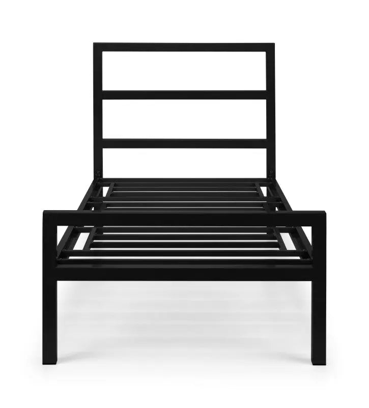 Soto Metal Bed 90cm - Satin Black Luxepalace