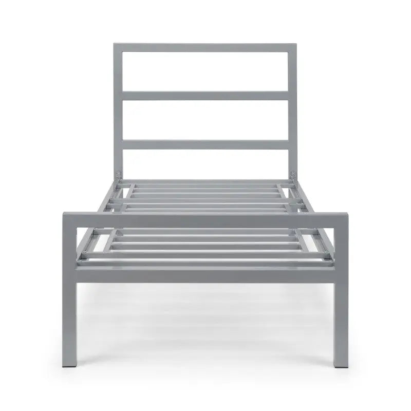 Soto Metal Bed 90cm - Silver Luxepalace