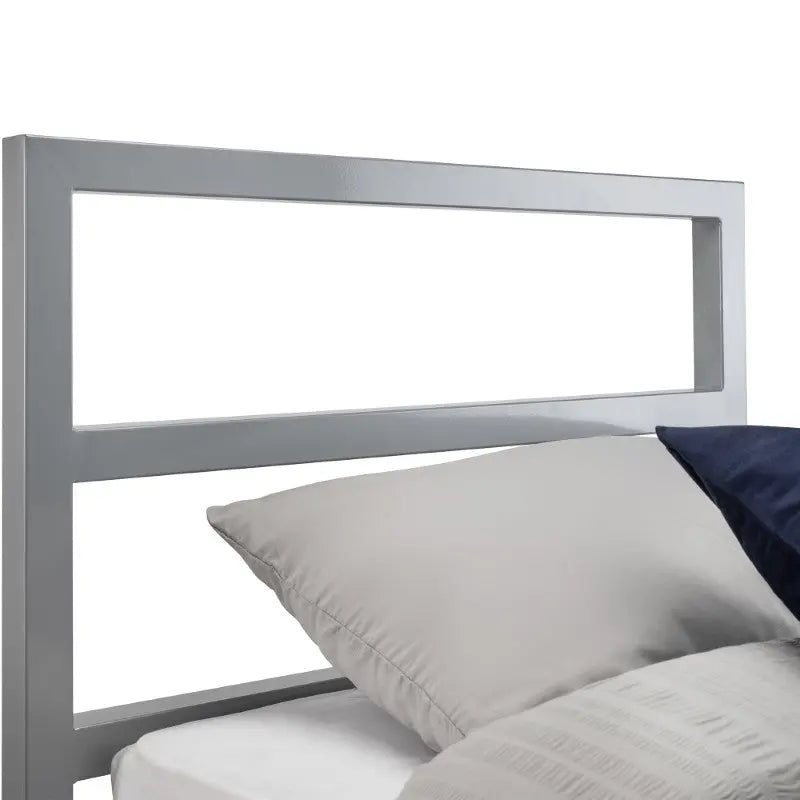 Soto Metal Bed 90cm - Silver Luxepalace