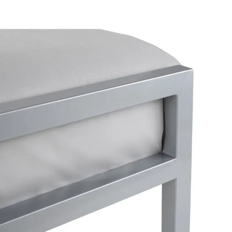 Soto Metal Bed 90cm - Silver Luxepalace