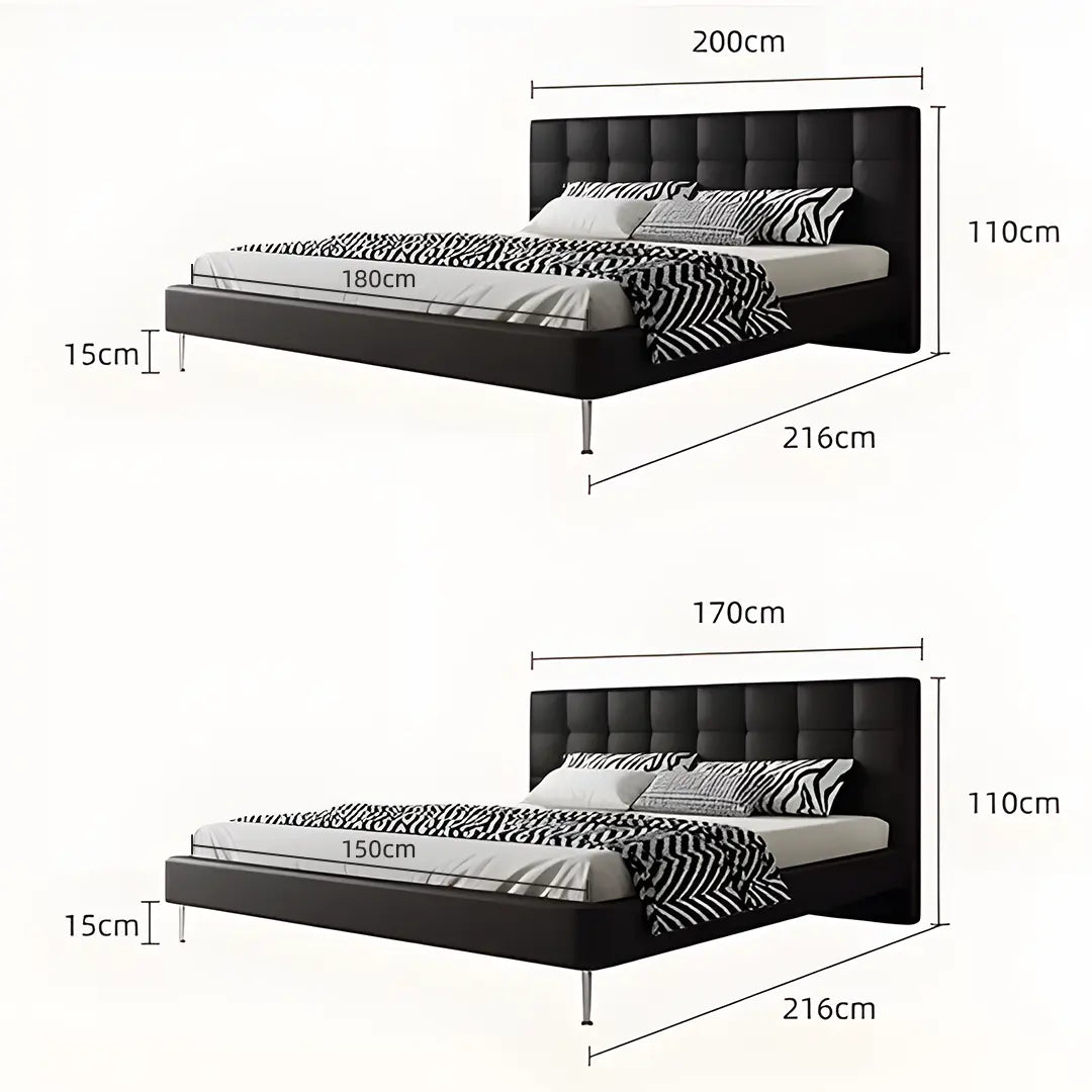 Stella King Size / Super King Size Bed, Black Luxepalace.co.uk