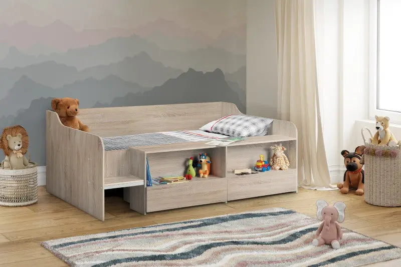 Stella Low Sleeper - Sonoma Oak Luxepalace