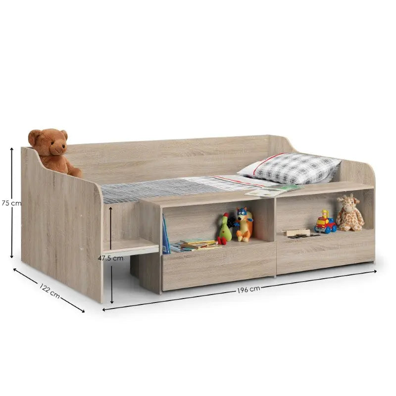 Stella Low Sleeper - Sonoma Oak Luxepalace