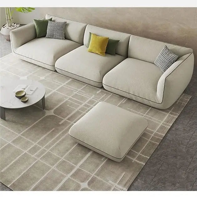 TOFU Agnes Three Seater Sofa, Modular Sofa, Suede Luxepalace.co.uk