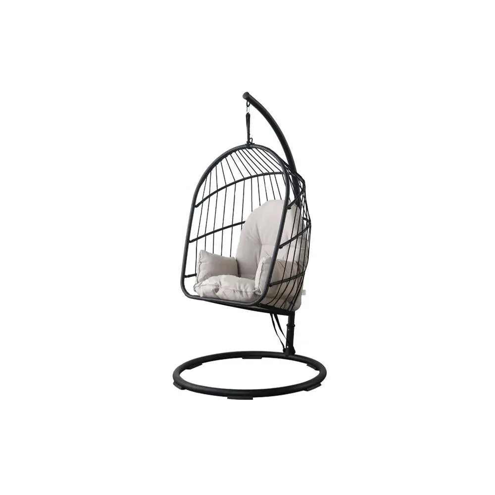 The CAGE Rattan Hanging Chair, Indoor/ Outdoor Furniture Luxepalace.co.uk