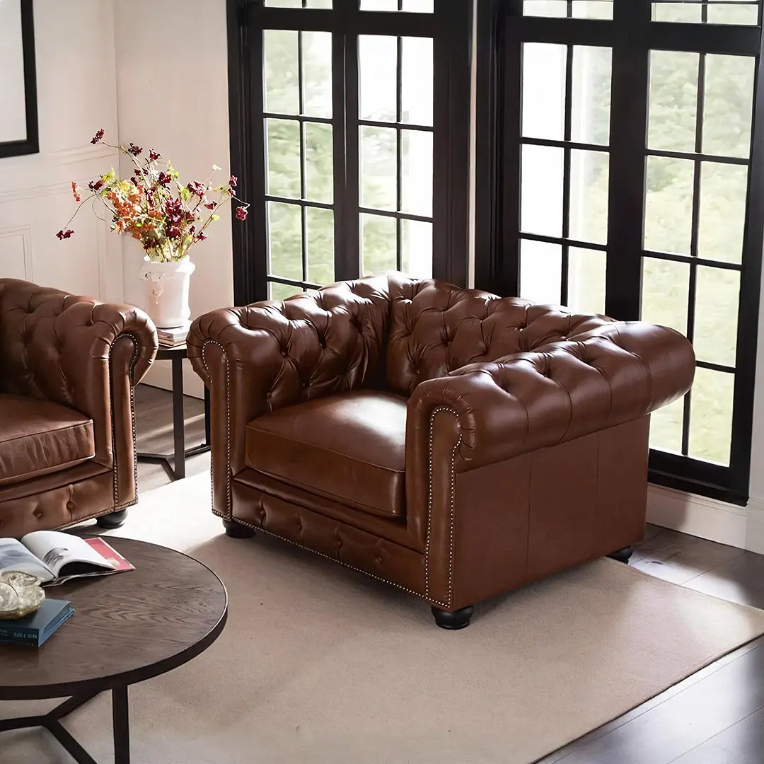The Chesterfield Armchair Luxepalace.co.uk