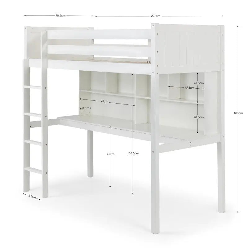 Titan Highsleeper - Surf White Luxepalace
