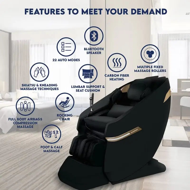 V Comfort MeDiFit Pro Massage Chair Luxepalace.co.uk