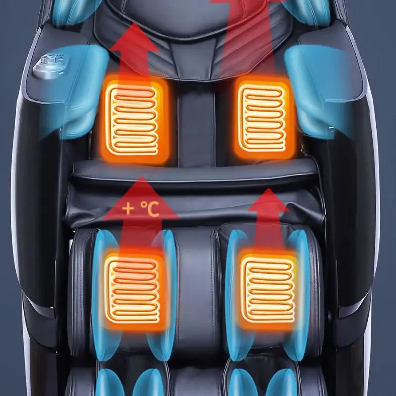 VComfort® Dreamliner 4D Hyperbolic SL Full Body Shiatsu Massage Chair Luxepalace.co.uk