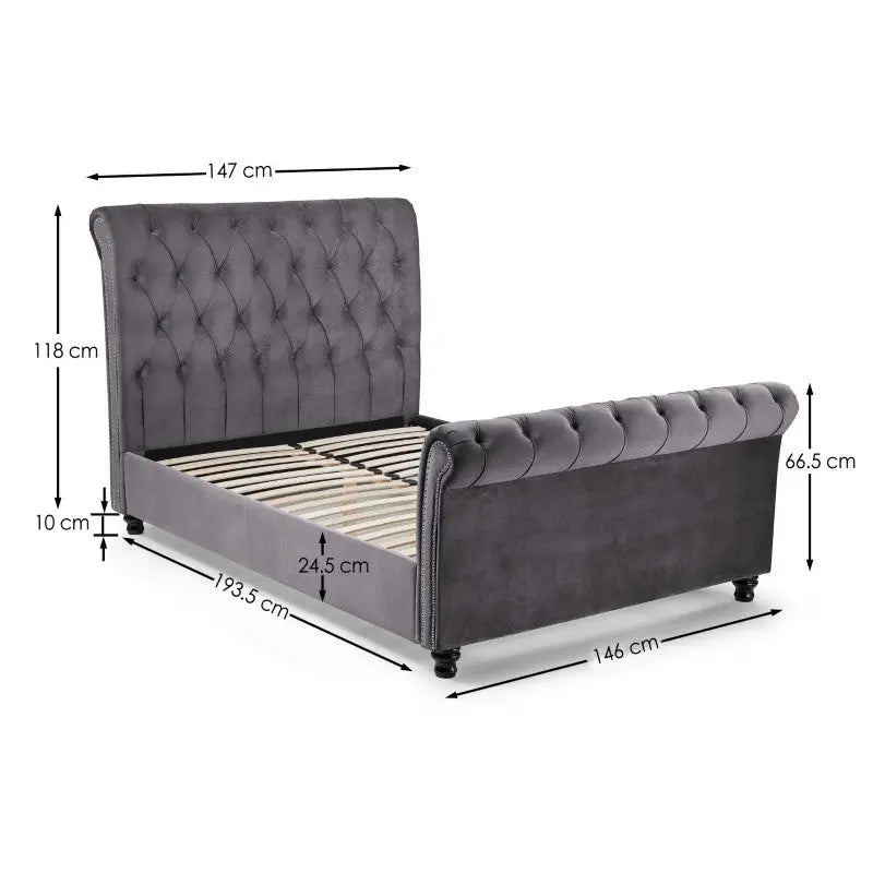 Valentino 135Cm Bed Luxepalace