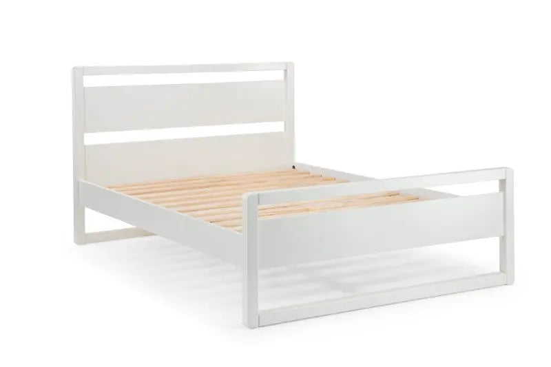 Venice 135cm Double Bed - Surf White Luxepalace