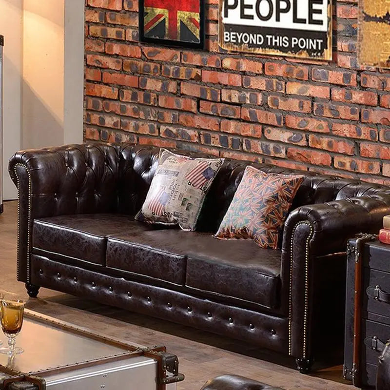 Vintage Chesterfield Three Seater Sofa Luxepalace.co.uk