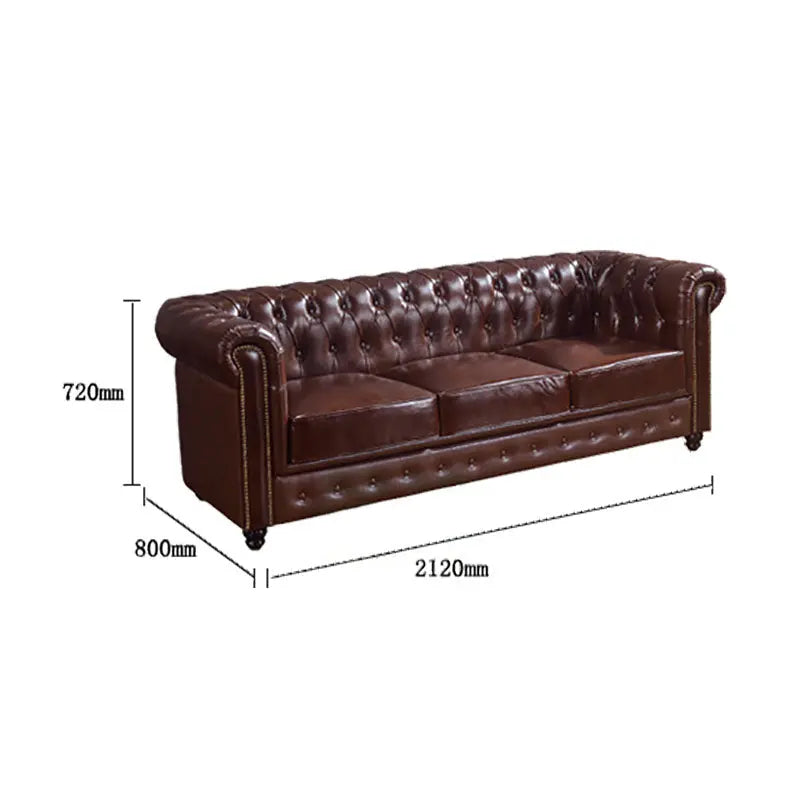 Vintage Chesterfield Three Seater Sofa Luxepalace.co.uk