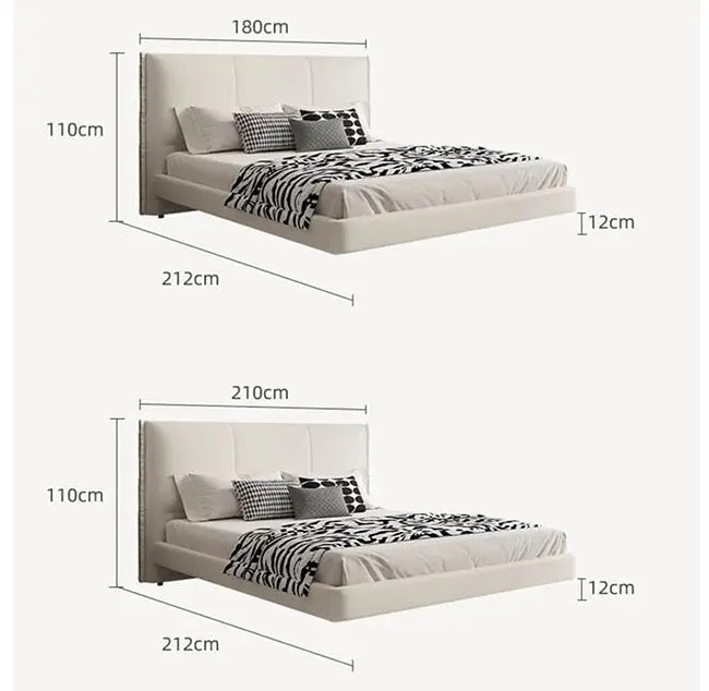 Wanda King Size / Super King Size Bed, White Or Black Luxepalace.co.uk