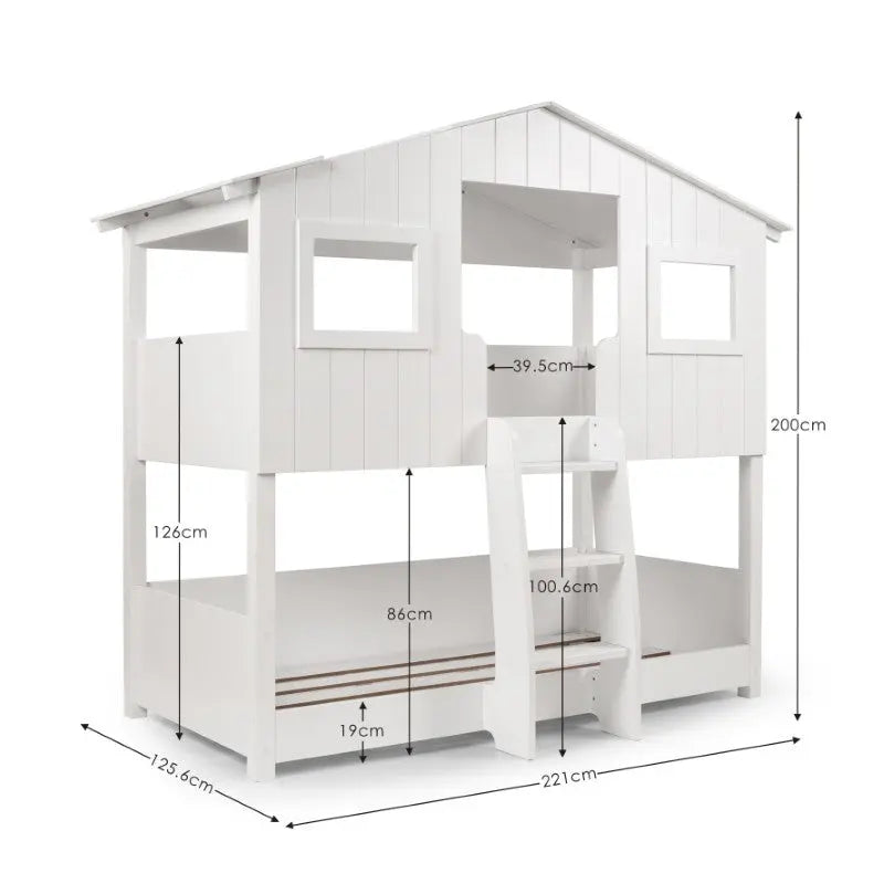 Willow Treehouse Bunk White Luxepalace