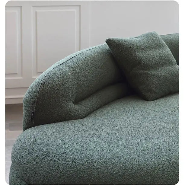 Yannik Four Seater Curved Sofa, Green Luxepalace.co.uk