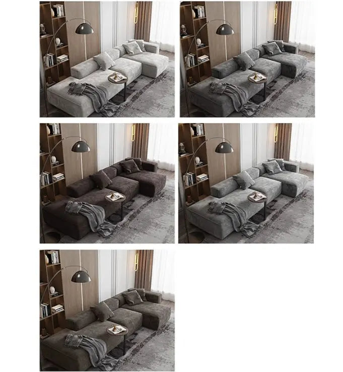 Yetta Three Seater, Four Seater Sofa, Corner Sofa, Grey Velvet Luxepalace.co.uk
