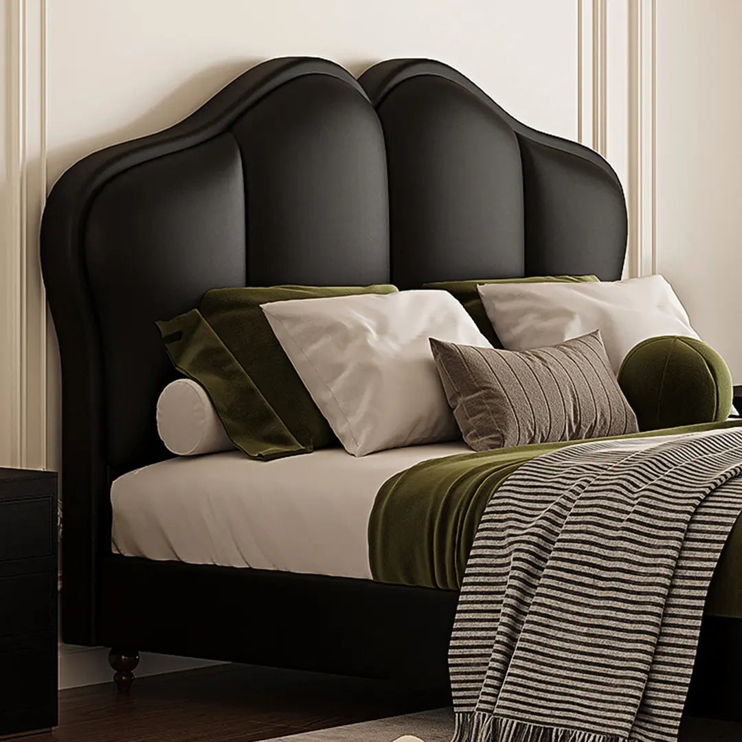 Zephyr Leather Double Bed Luxepalace.co.uk