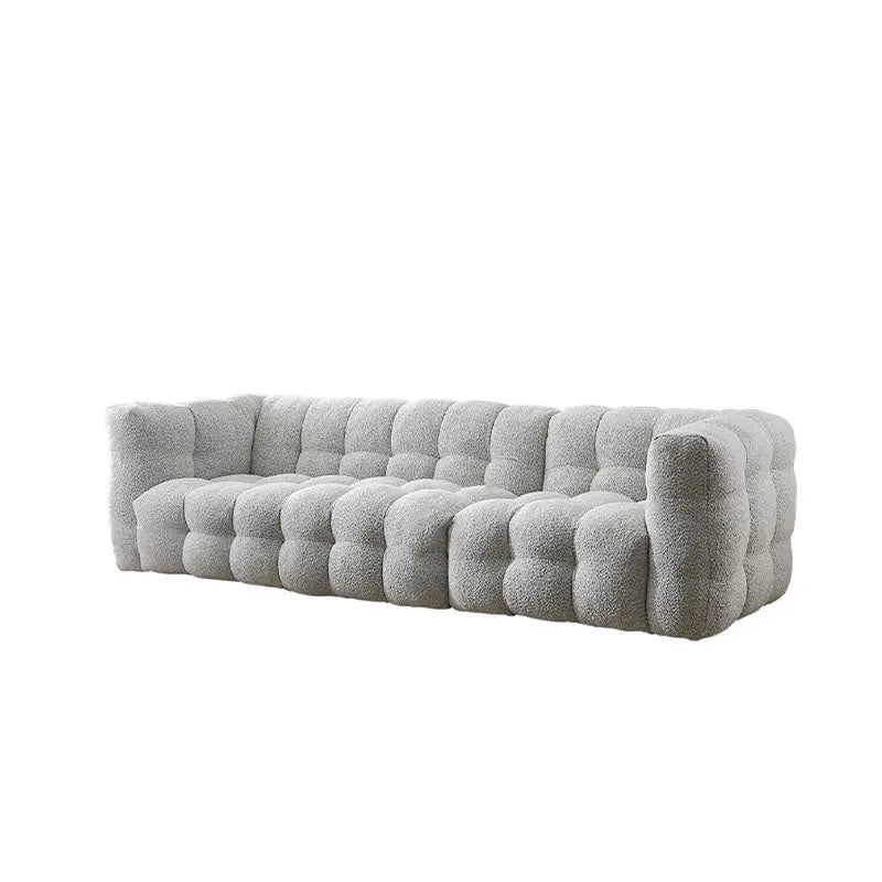 Zobah Two Seater, Three Seater Sofa, Grey Boucle Luxepalace.co.uk