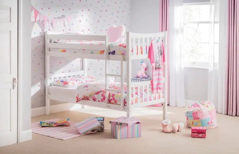 Zodiac Bunk Bed - Bright White Luxepalace