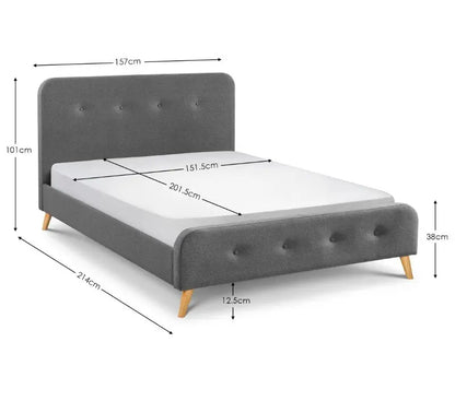 Astrid 150cm King Bed Luxepalace