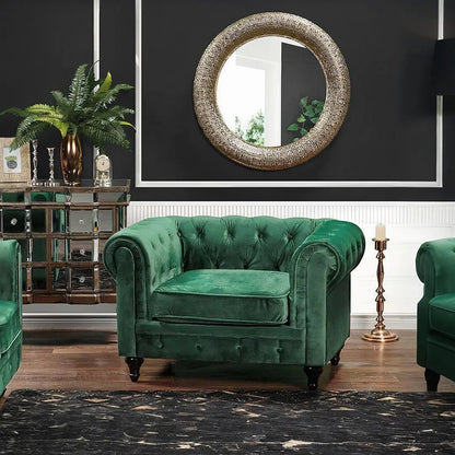 ChicComfort Armchair, Velvet Luxepalace.co.uk