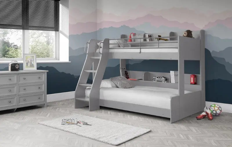 Domino Triple Sleeper Light Grey Luxepalace
