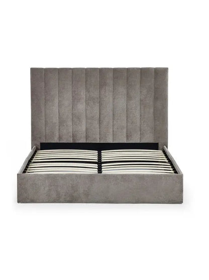 Eloise 135cm Double Bed - Grey Luxepalace