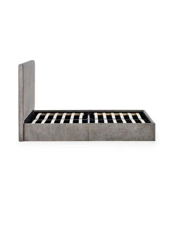 Eloise 135cm Double Bed - Grey Luxepalace