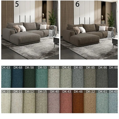 Frances Two Seater, Three Seater Sofa, Cotton Linen Luxepalace.co.uk