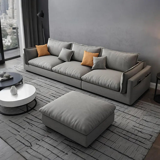 G918 Amos Three Seater Sofa Corner, Leathaire Luxepalace.co.uk