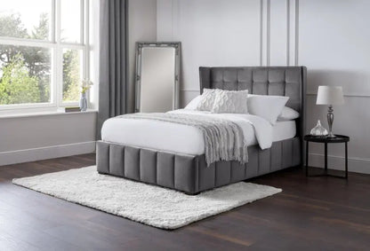 Gatsby 135cm Double Bed - Light Grey Luxepalace