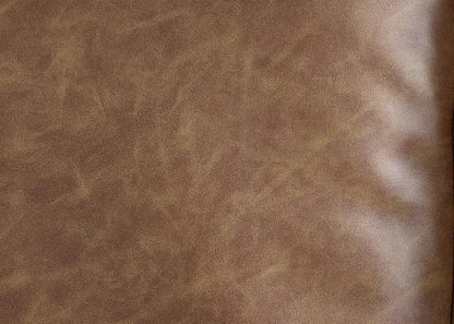 Henley 2 Seater Sofa  Brown Faux Leather Luxepalace