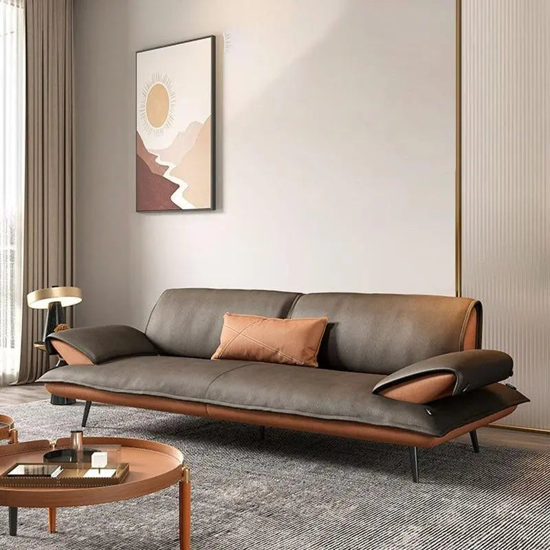 Julius S25 Three Seater Sofa, Leathaire Luxepalace.co.uk