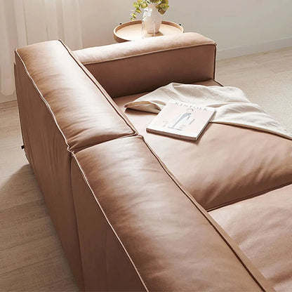Lucian Four Seater Coner Sofa, Modular Sofa, Real Leather Luxepalace.co.uk