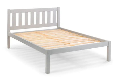 Luna 135cm Double Bed - Dove Grey Luxepalace